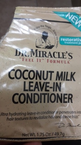 Dr Miracle leave in conditioner 